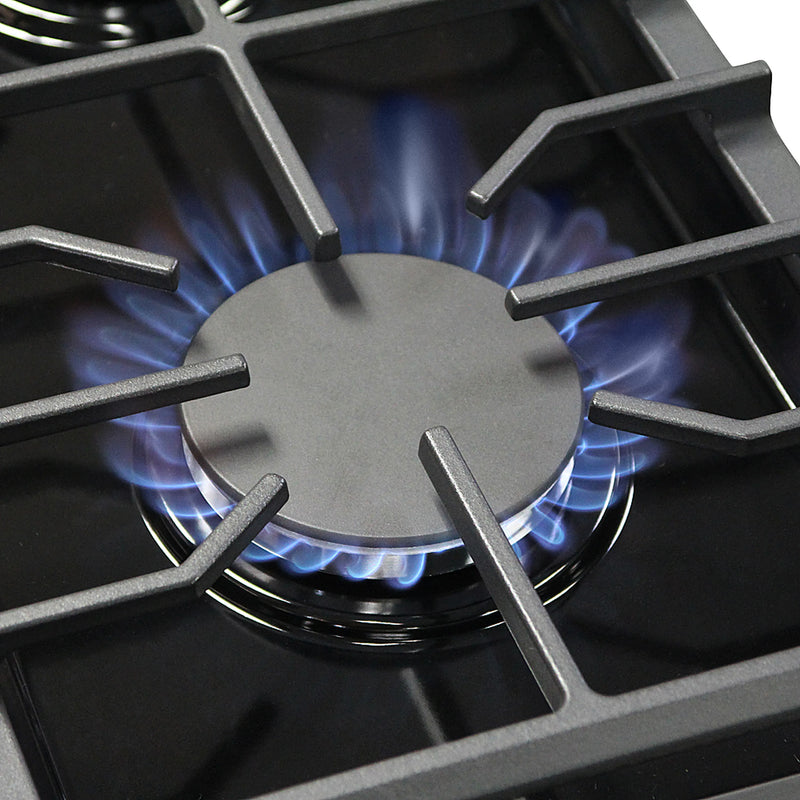 Kostch 48-Inch Propane Gas Range with 6 Burners, Griddle Cooktop & 6.8 Cu. Ft. Convection Oven in Red (KOS-48RG03MLP-R)