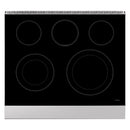 Kostch 36-Inch Electric Range with 5 Elements, Air Fry & Touchscreen Controls, 6.2 Cu. Ft. Convection Oven in White (KOS-36RE07T-W)