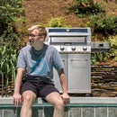 Monument Classic Infrared Propane Gas Grill in Stainless Steel with 4 Burners (35633)