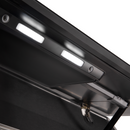 ROBAM R-MAX 36-Inch 1200 CFM Dual Mount Range Hood in Black Tempered Glass (A678S)