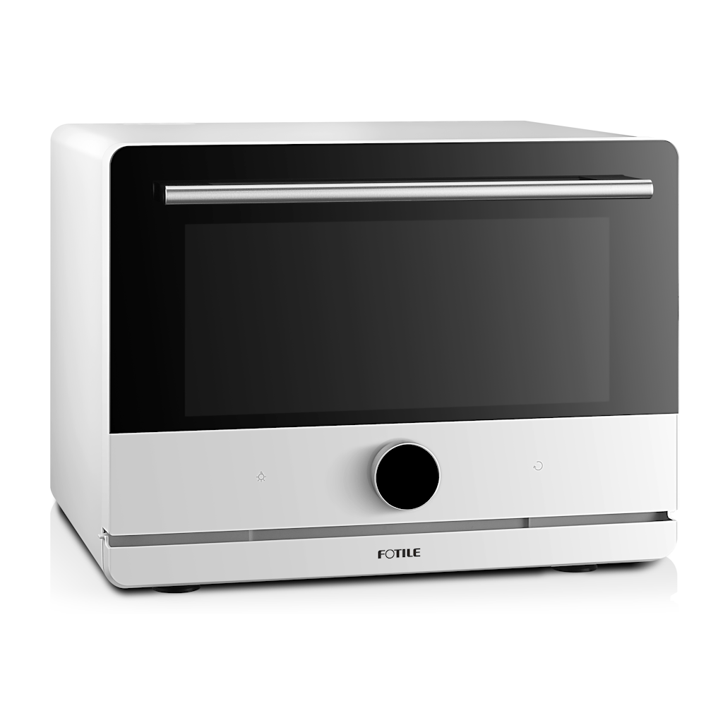 Fotile ChefCubii Countertop Combi-Steam Oven with Convection Bake, Air Fry, and Dehydrate, 1.1 Cu. Ft. Capacity with 50 Preset Menus in White (HYZK32-E3)
