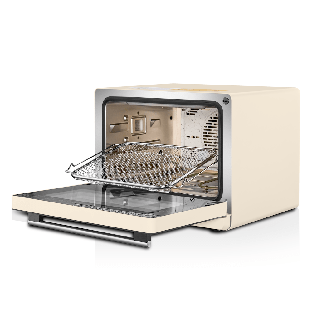 Fotile ChefCubii Countertop Combi-Steam Oven with Convection Bake, Air Fry, Steam, and Dehydrate, 1.1 Cu. Ft. Capacity with 8 Cooking Modes and 50 Preset Menus in Beige (HYZK32-E3-E)