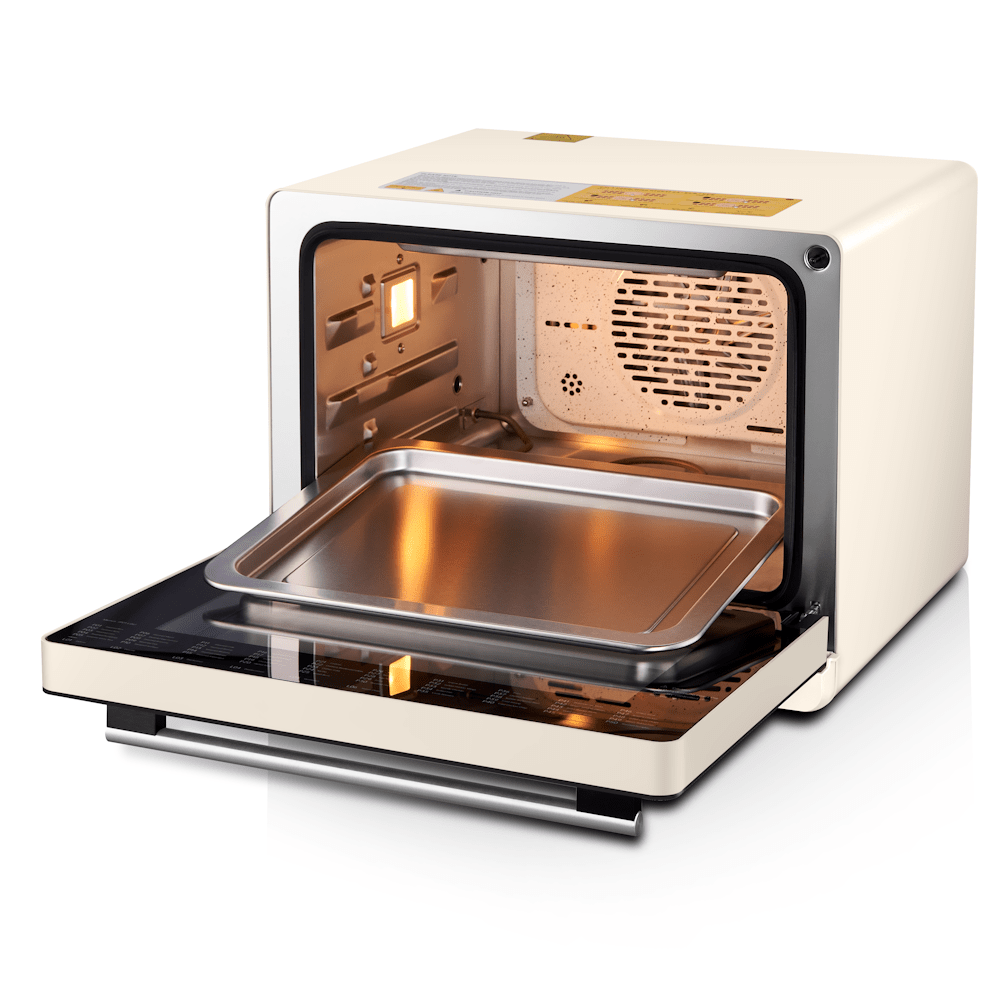 Fotile ChefCubii Countertop Combi-Steam Oven with Convection Bake, Air Fry, Steam, and Dehydrate, 1.1 Cu. Ft. Capacity with 8 Cooking Modes and 50 Preset Menus in Beige (HYZK32-E3-E)