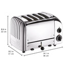 Dualit 4 Slice NewGen Toaster in Chrome (47150)