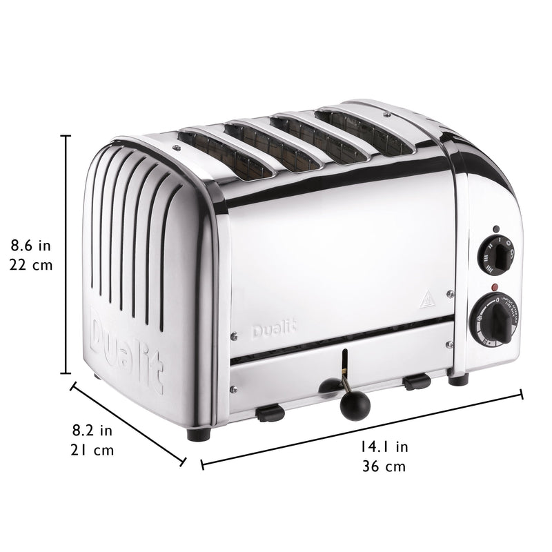 Dualit Small Appliance Package with 4-Slice Toaster, Kettle and Hand Mixer in Polished Chrome