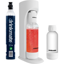 Drinkmate OmniFizz Sparkling Water and Soda Maker 1 Cylinder and extra 0.5L Bottle Special Bundle