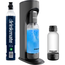 Drinkmate OmniFizz Sparkling Water and Soda Maker 1 Cylinder and extra 0.5L Bottle Special Bundle