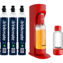 Drinkmate OmniFizz Sparkling Water and Soda Maker 3 Cylinder and extra 0.5L Bottle Ultimate Bundle