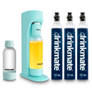 Drinkmate OmniFizz Sparkling Water and Soda Maker 3 Cylinder and extra 0.5L Bottle Ultimate Bundle