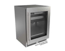 Perlick 24-Inch Luxe Undercounter Dual Zone Beverage Center with 4.7 Cu. Ft. Capacity, RAPIDCOOL Technology in Panel Ready Glass Door (G5BZ24GL)