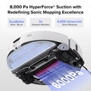 Roborock S8 Max Ultra with Refill & Drainage System, 10000 Pa Suction Power and Edge-to-Edge Cleaning (RR-S80MaxUltraRDS-M1)