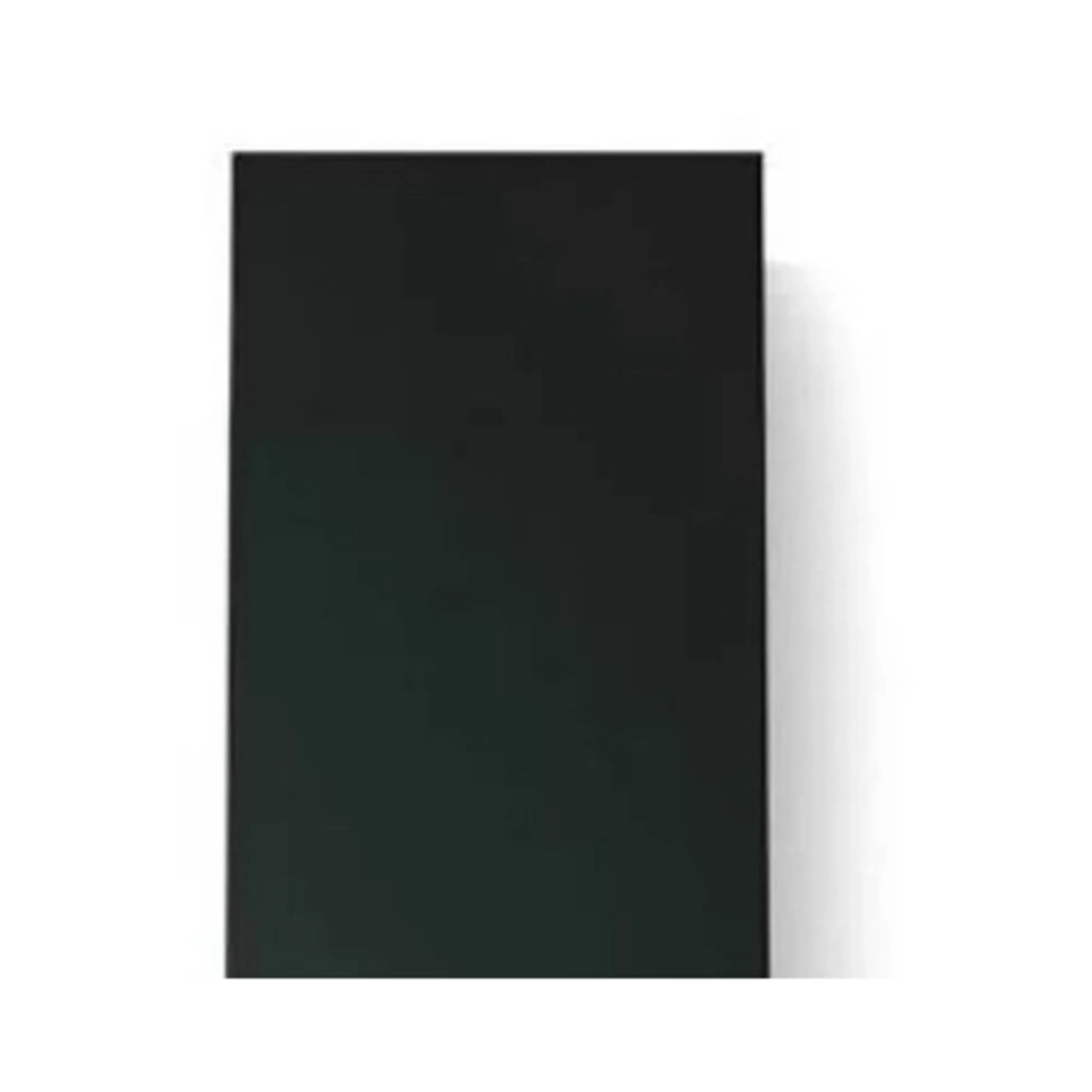 Matte black hood extension panel for vent hood attachment