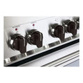 Verona Color Knob Set for Designer Single Oven Dual Fuel Range in Black (VEKNDGESBLK)