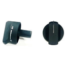Verona Color Knob Set for Designer Single Oven Dual Fuel Range in Black (VEKNDGESBLK)