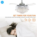 Parrot Uncle 42-Inch Broxburne Smart Fan with LED Light (F4601WY-SMART)