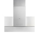 Fotile 42-Inch 1200 CFM Island Hood in Tempered Glass Panel & Stainless Steel Cover (EA06C)