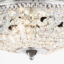 Parrot Uncle 42-Inch Servantes Modern Downrod Mount Crystal Ceiling Fan with Lighting and Remote Control