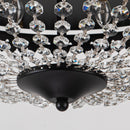 Parrot Uncle 42-Inch Servantes Modern Downrod Mount Crystal Ceiling Fan with Lighting and Remote Control