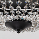 Parrot Uncle 42-Inch Servantes Modern Downrod Mount Crystal Ceiling Fan with Lighting and Remote Control