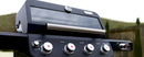 Monument Mesa 4 Burner Black Powder Coated Propane Gas Grill (M425)