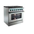 Vezeni 36-Inch Dual Fuel Range in Stainless Steel (VRN3609)