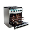 Vezeni 30-Inch Dual Fuel Range in Stainless Steel (VRN3009)