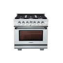 Vezeni 36-Inch Randolph Gas Range in Stainless Steel (VRN3601)