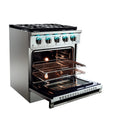 Vezeni 30-Inch Reminiscia Plus Gas Range in Stainless Steel (VRN3006-P)