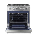 ROBAM 30-Inch Gas Range with 5 Burners & 4.8 Cu. Ft. Oven in Stainless Steel (ROBAM 7GG11)