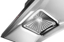 ROBAM 36-Inch 1200 CFM Wall Mount Range Hood in Stainless Steel (A837)