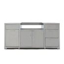 Blaze Stainless Steel Outdoor Kitchen Island with 4 Drawers, Double Doors and Rust Resistant (BLZ-SS-ISLAND-RO)