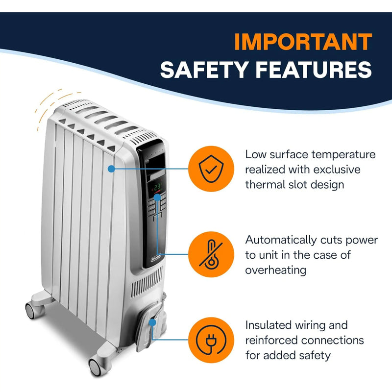 De'Longhi Dragon Digital Room Radiant Heater (TRD40615E)