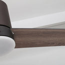 Parrot Uncle 48-Inch Kielah Farmhouse Flush Mount Reversible Ceiling Fan with Lighting and Remote Control