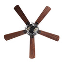 Parrot Uncle 48-Inch Ummuhan Industrial Flush Mount Ceiling Fan with Lighting