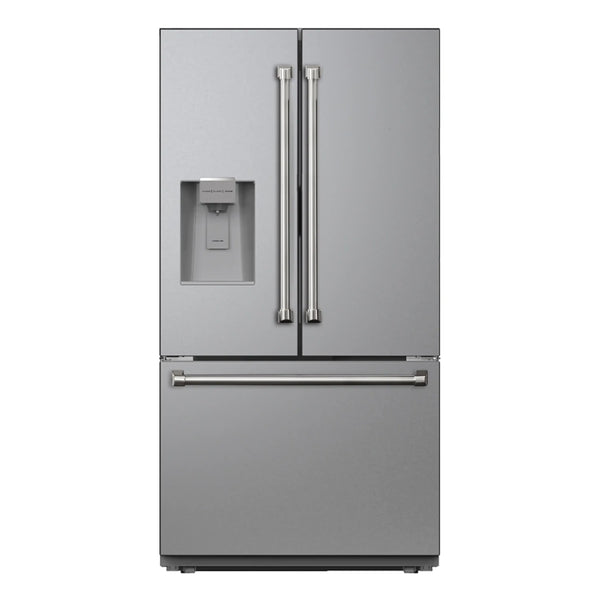 Thor Kitchen 36-Inch 28 Cu. Ft. French Door Full Depth Refrigerator with Water Filter and Ice Maker in Stainless Steel (TRF3628FFD)
