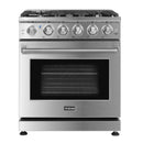 ROBAM 30-Inch Gas Range with 5 Burners & 4.8 Cu. Ft. Oven in Stainless Steel (ROBAM 7GG11)