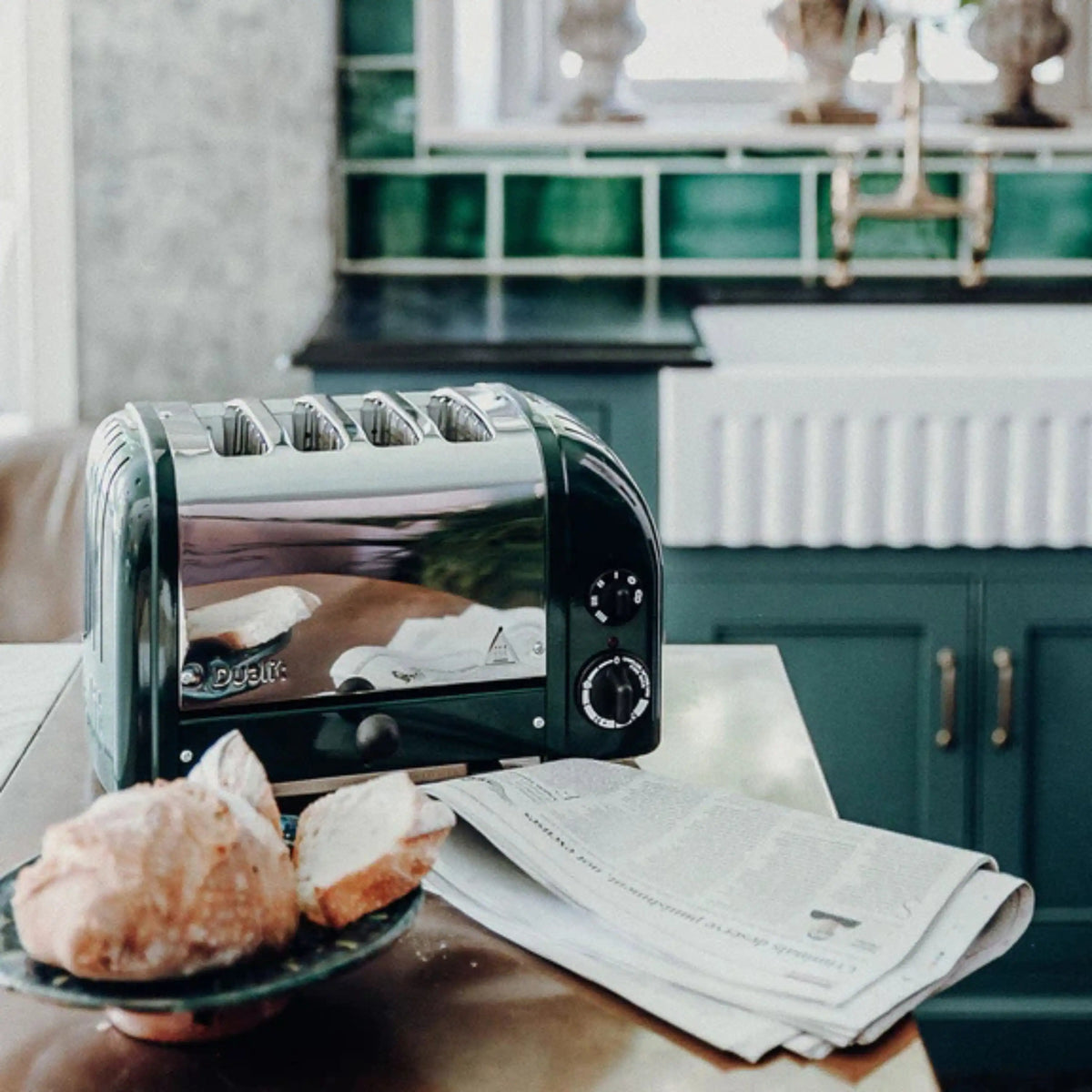 Dualit 4 Slice NewGen Toaster in Evergreen (47550)