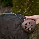 OutIn Ultra-Portable Foldable Coffee Stand with Carabiner, Stable Portable Espresso Machine Holder, Aluminum Unibody Design, Clip-On Carabiner for Easy Carrying, Fit Mino, Nano (OT-FCS-01)