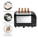 Dualit 4 Slice NewGen Toaster in Matte Black (47155)