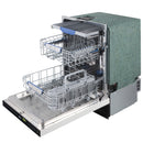 Kostch 24-Inch Top Control Built-In Dishwasher with Third Rack & 45 dBA in White (KOS-24DWH03M-W)