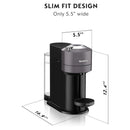 De'Longhi Nespresso Vertuo Next Premium Coffee and Espresso Maker in Gray (ENV120GY)