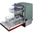 Kostch 24-Inch Top Control Built-in Dishwasher in Red (KOS-24DWH06H-R)