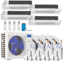MRCOOL DIY 5th Gen 36,000 BTU 4-Zone Ductless Mini Split Air Conditioner and Heat Pump with 6K+6K+6K+18K BTU Ceiling Cassette Indoor Units