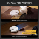 Roborock QV 35A Robot Vacuum with Multifunctional Dock, 8000 Pa Suction Power (Upgraded from Qrevo S)