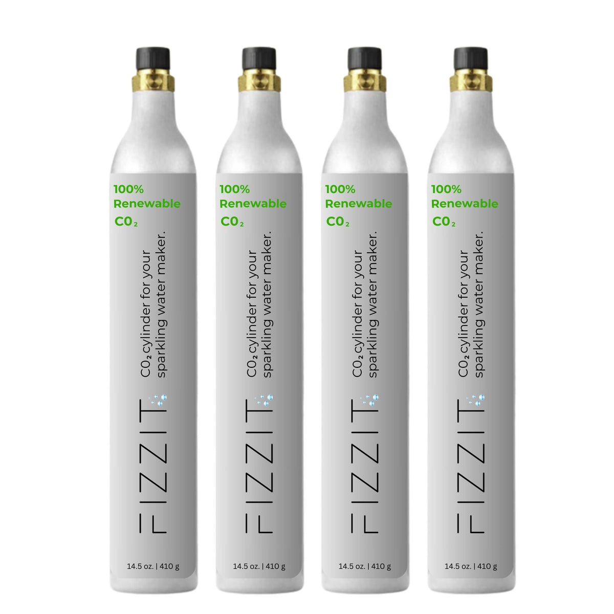Fizzit 60L CO2 Cylinder for Threaded Soda Makers