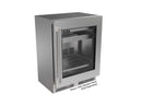 Perlick 24-Inch Luxe Shallow Depth ADA Undercounter Beverage Center with 3.1 Cu. Ft. Capacity, RAPIDCOOL Technology in Panel Ready Glass Door (G5BC24GD)