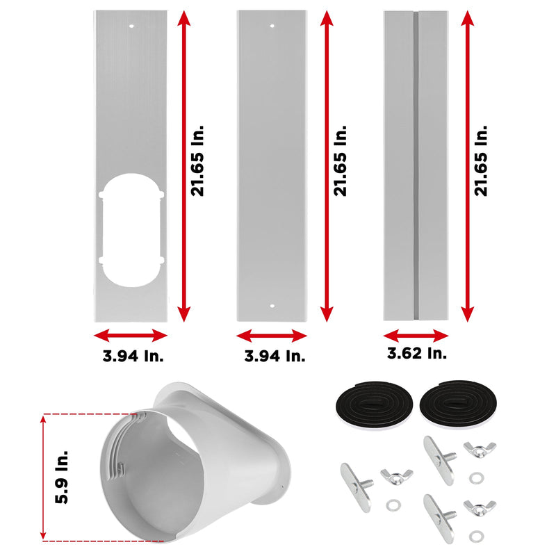 TURBRO Portable AC Vent Kit for 6" Exhaust Hose (707-90-062)