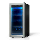 TCL 50 Can 1.8 Cu. Ft. Beverage Cooler, Digital Controls, LED Lighting, Glass Doors, Freestanding, Removable Shelves (TRV050FAS)
