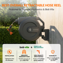 Giraffe Tools Retractable Garden Hose Reel-5/8 in-115ft with 9-mode (AW5058US)