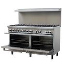 Forno Commerciale 60-Inch Stainless Steel Gas Range with 10 Burners & 300K BTU (FCMGR0093-60)